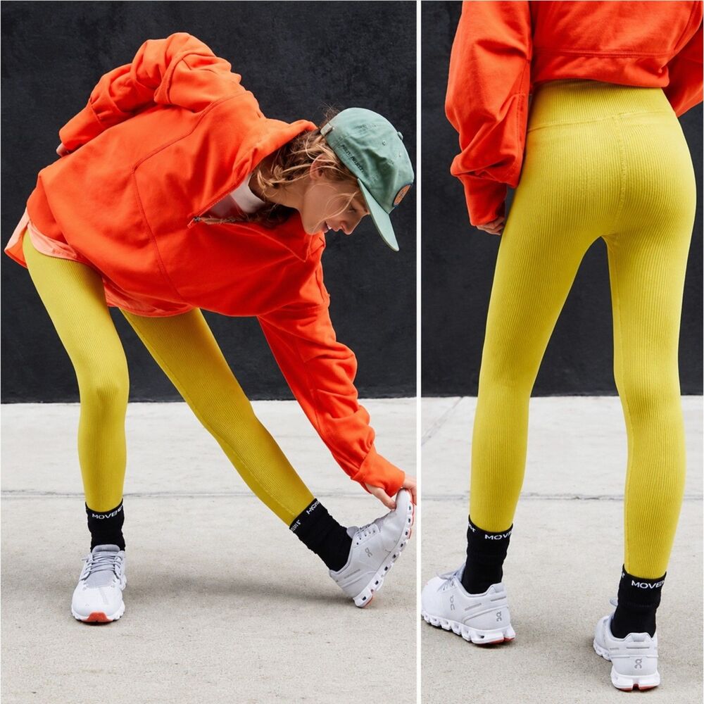 FP Movement Happiness Runs Citrus Leggings M/L